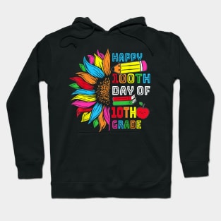 Happy 100th Day Of Tenth Grade 100 Days Smarter Hoodie